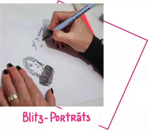 Blitz-Porträts für Events, Messen, Veranstaltungen